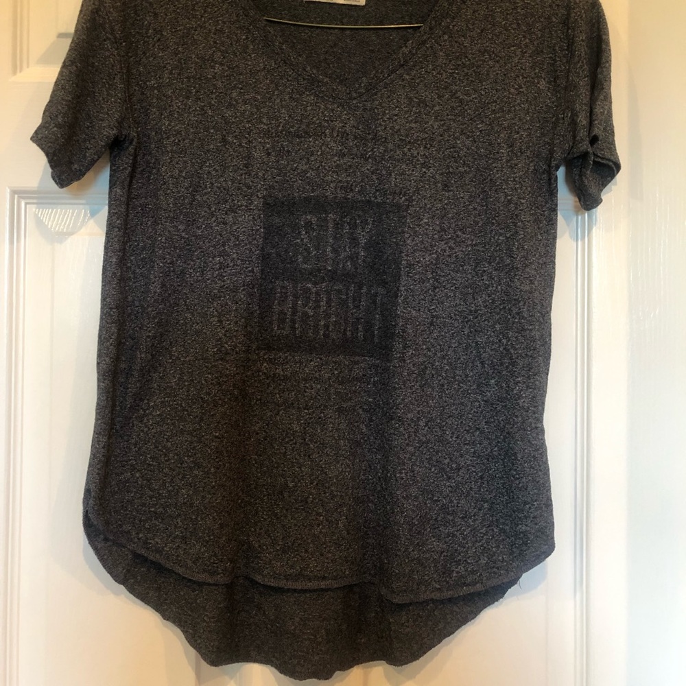 Hollister “Stay Bright” Grey Shirt (Size XS)